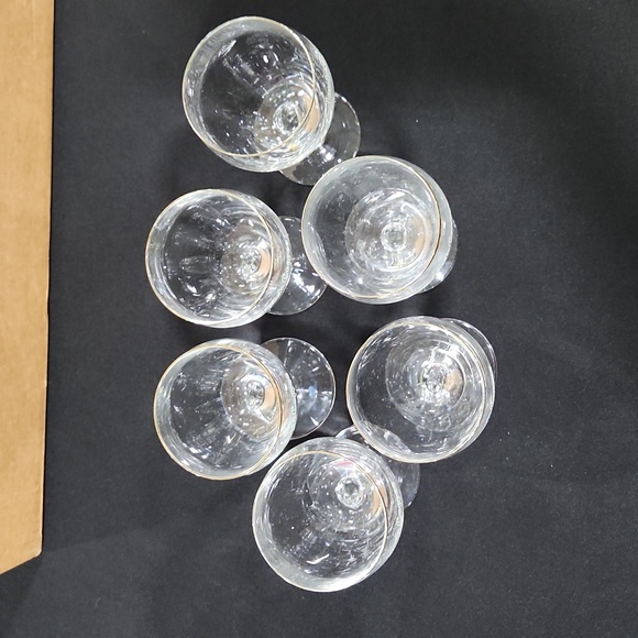 6 Irish coffee glass goblets 5 1/2" tall Vintage - Picture 6 of 6